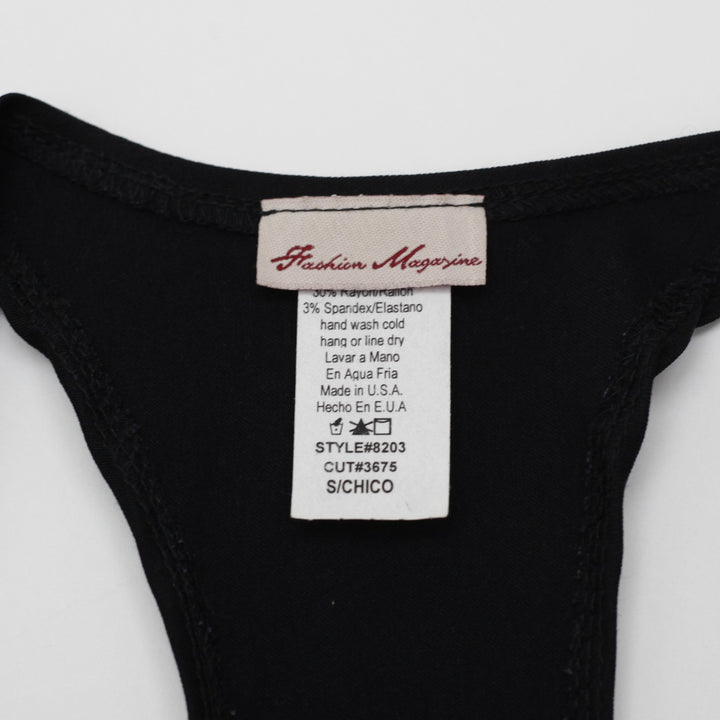 Y2K Belted Sleeveless Vest Size S | Migration_Y2K Tops - Back View | Fashion Rerun