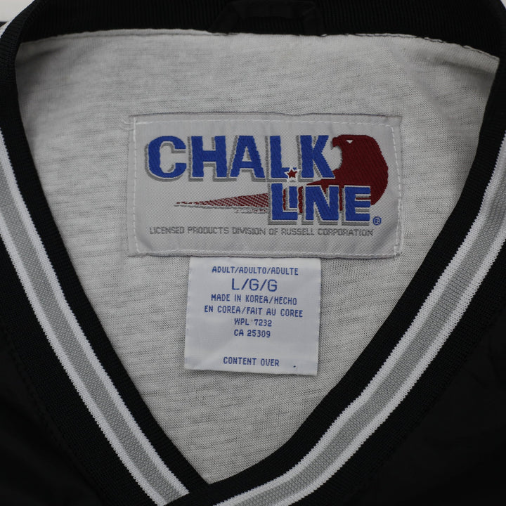 Vintage Chalk Line Oakland Raiders Pullover Jacket L | Migration_Jackets - Back View | Fashion Rerun