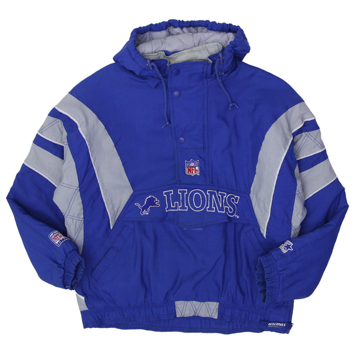 Vintage 90’s Detroit Lions Starter NFL Pro Line Pullover Hooded Jacket