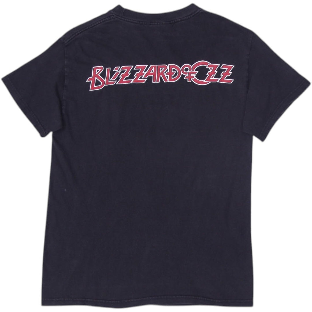 Vintage 90s Ozzy Osbourne Blizzard of Ozz Black T-Shirt Size S | Migration_T-Shirts - Side View | Fashion Rerun