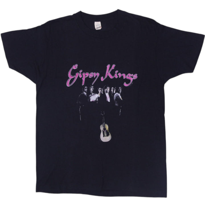 Vintage Black Gipsy Kings North American Tour 1989 Single Stitch XL T-Shirt | Migration_T-Shirts | Fashion Rerun