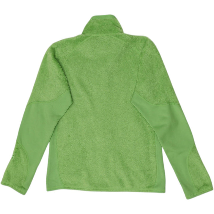 Ladies Patagonia Full Zip Fleece Jacket Lime Green Size XS