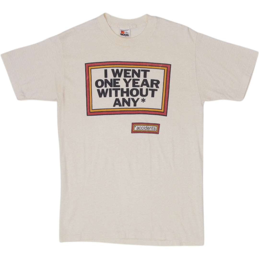 Vintage Mens Signal Graphic Short Sleeve T-Shirt Size L | Migration_T-Shirts | Fashion Rerun