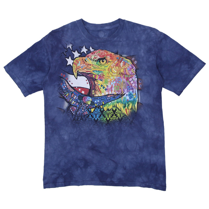 Mens The Mountain Eagle Tie Dye T-Shirt - Fashion Rerun Vintage Migration_T-Shirt