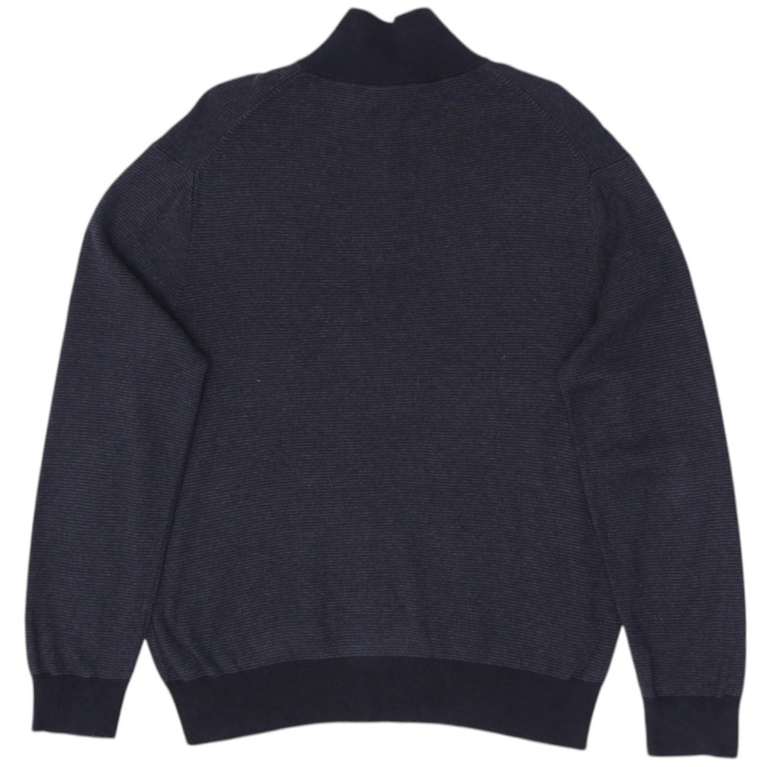 Mens Polo Ralph Lauren Quarter Zip Pima Cotton Sweater Size L