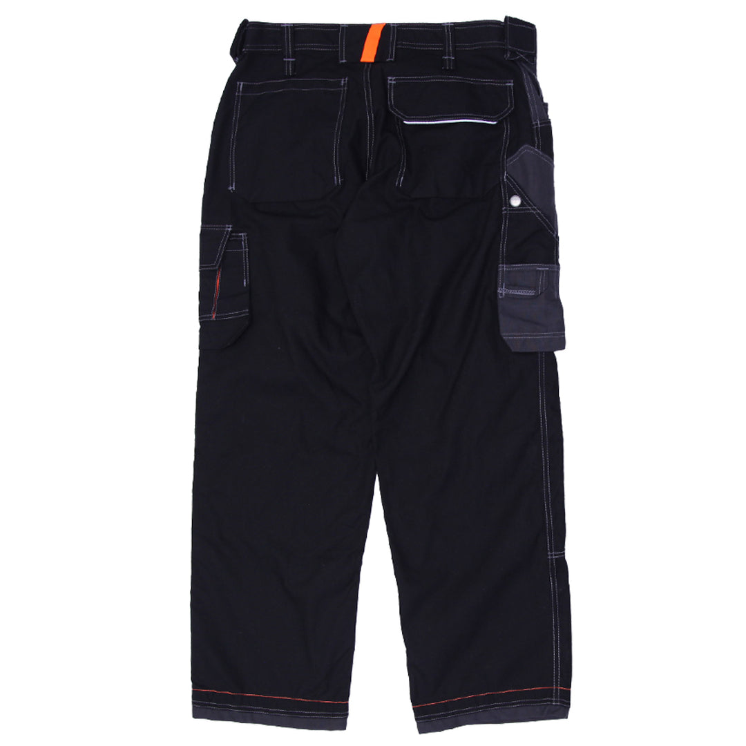 Mens HH Workwear Black Cargo Pants