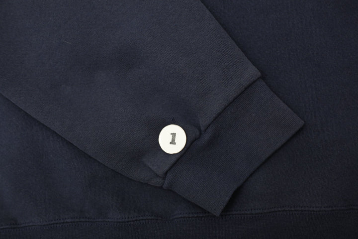 Vintage Mens Nike Sweatshirt Navy Blue Fleece Logo Essential | Migration_Sweatshirt - View 6 | Fashion Rerun