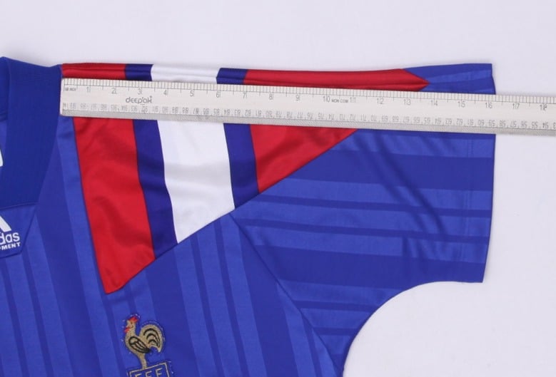 Vintage Adidas France 1992-1994 Home Soccer Jersey | Migration_Jerseys - View 9 | Fashion Rerun