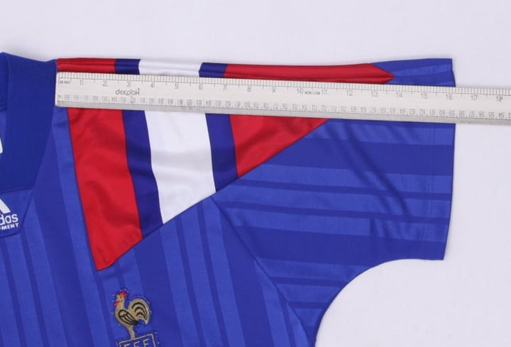 Vintage Adidas France 1992-1994 Home Soccer Jersey | Migration_Jerseys - View 9 | Fashion Rerun