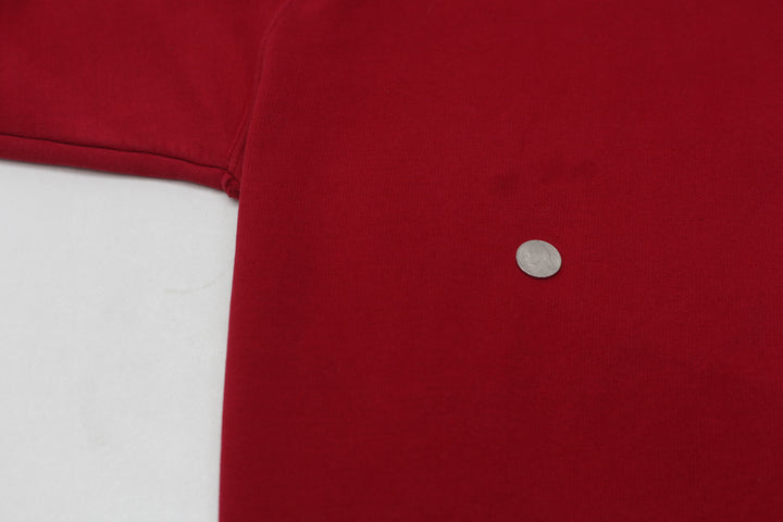 Vintage Embroidered Champs Ralph Lauren Red Sweatshirt