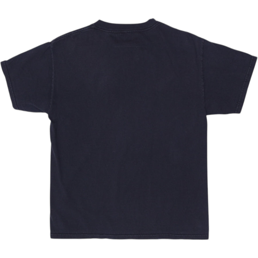 Vintage 2001 Liquid Blue "Skull Pile" Graphic T-Shirt Size M | Migration_T-Shirts - Side View | Fashion Rerun