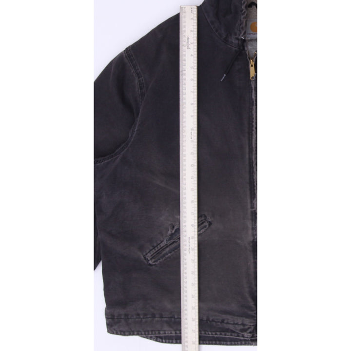 Thrashed Vintage 2005 Carhartt J141 BLK Sierra Sherpa Jacket Size XXL
