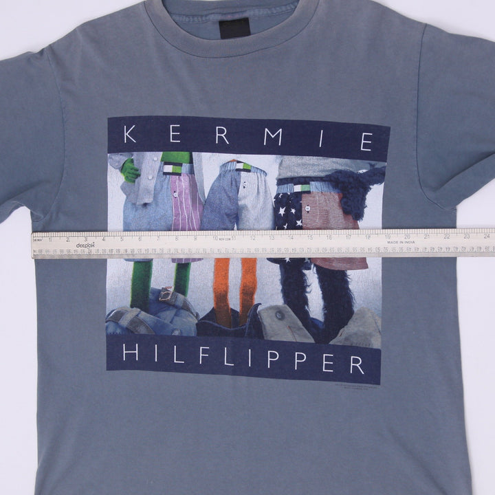 Vintage 90s Kermit Muppets Tommy Hilfiger Parody T-Shirt Size XL