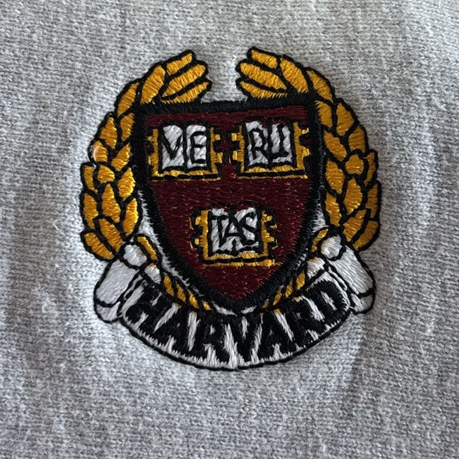 Vintage Harvard University Champion Reverse Weave Heather Gray Sweatshirt XXL | Migration_Sweatshirt - Detail | Fashion Rerun