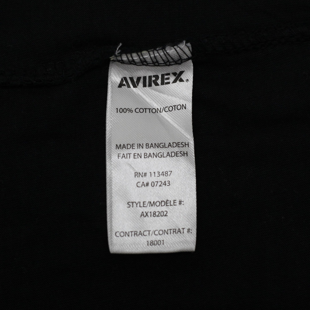 Y2K Mens Avirex MMA Skull Graphic Streetwear T-Shirt Size XL