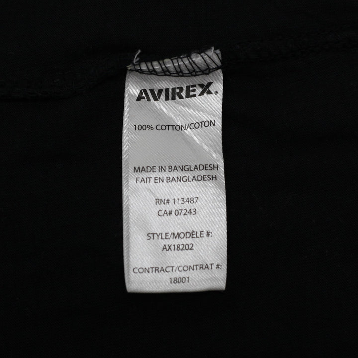 Y2K Mens Avirex MMA Skull Graphic Streetwear T-Shirt Size XL