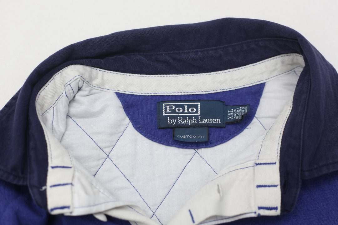 Vintage Polo Ralph Lauren Custom Fit Rugby Shirt Size XXL - Fashion Rerun Vintage Migration_T-Shirt
