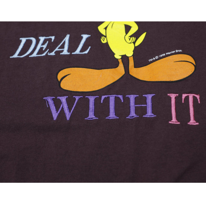 Vintage 1998 Tultex Tweety Warner Bros T-Shirt Size L