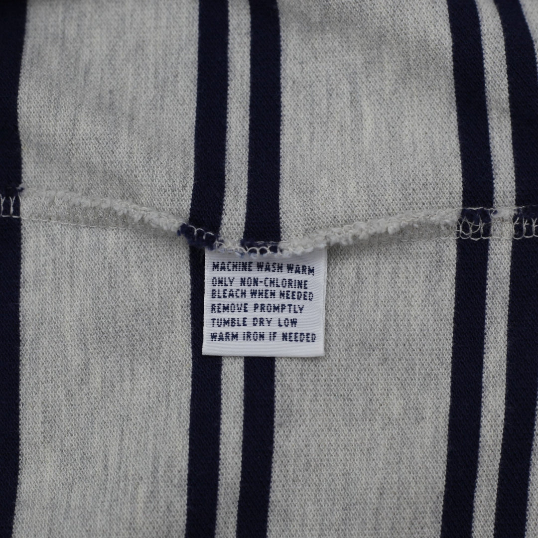 Mens Polo By Ralph Lauren Striped Polo T-Shirt Heather Grey Size M