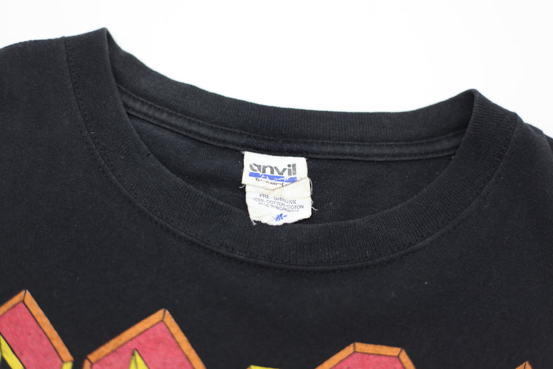 Vintage AC DC High Voltage T-Shirt Black Anvil M