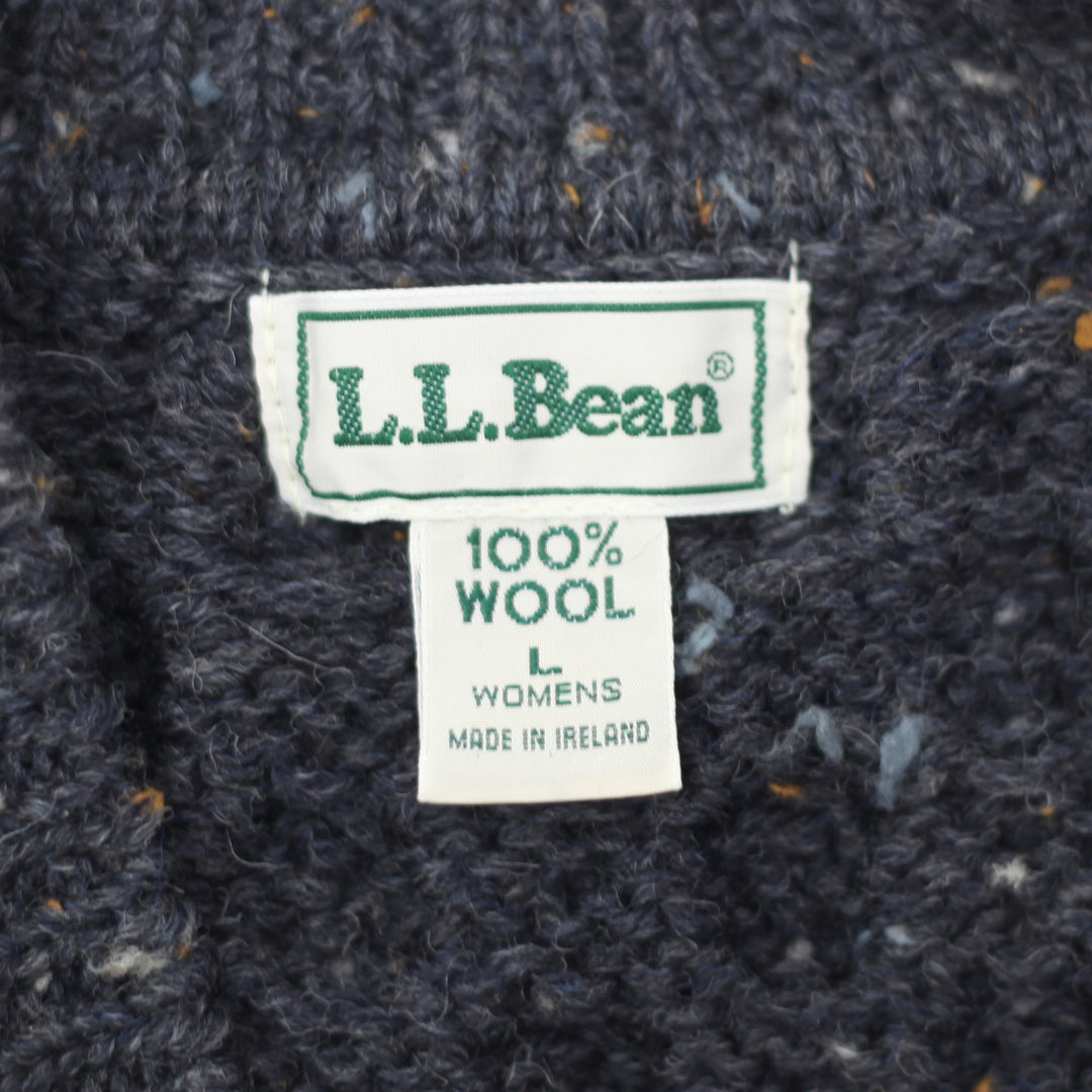 Vintage L.L.Bean 100% Pure Wool Knit Sweater Cardigan Ladies - Fashion Rerun Vintage Migration_Sweaters