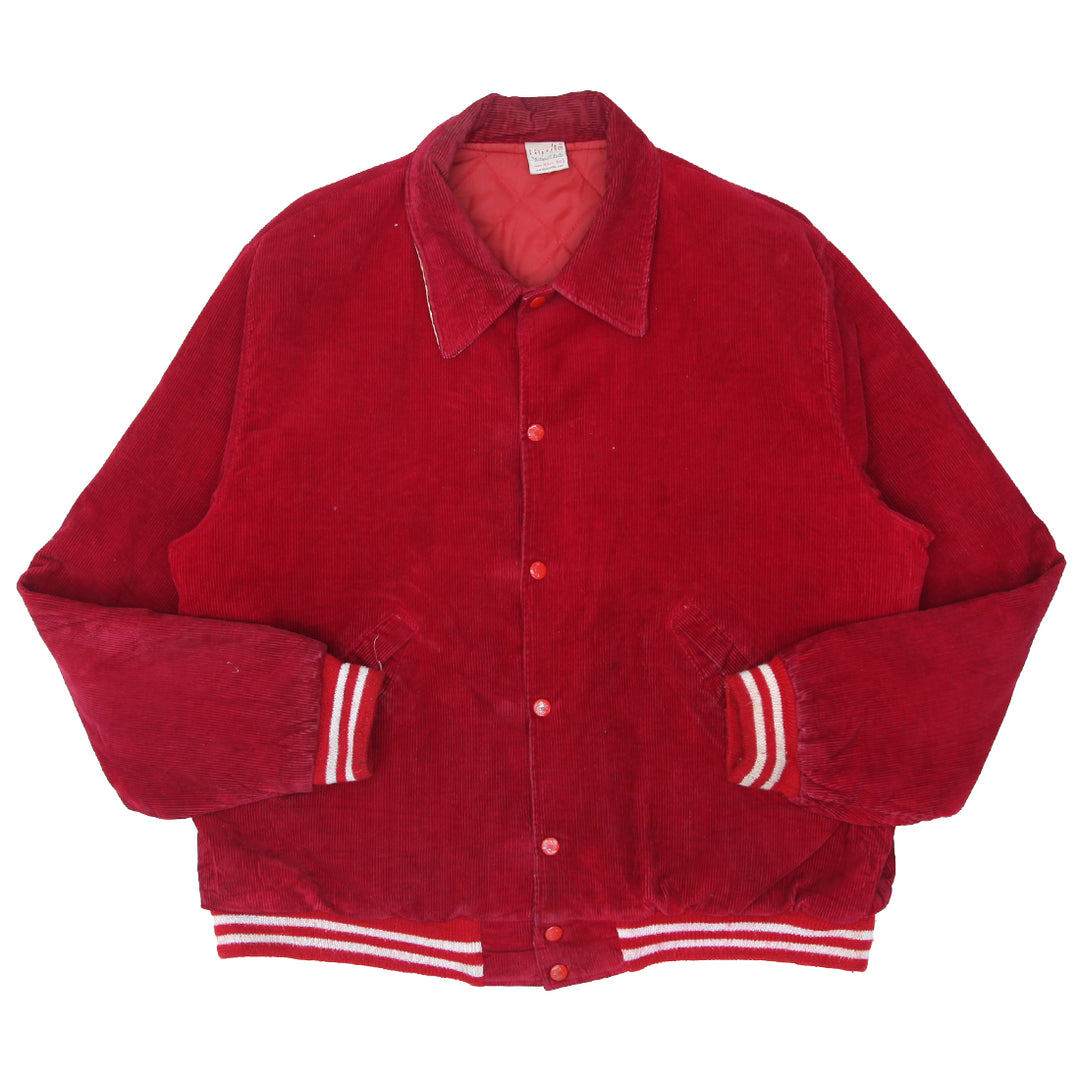Vintage Birdie Wisconsin Quilted Lined Corduroy Jacket Red Made In USA XL - Fashion Rerun Vintage Migration_Jacket