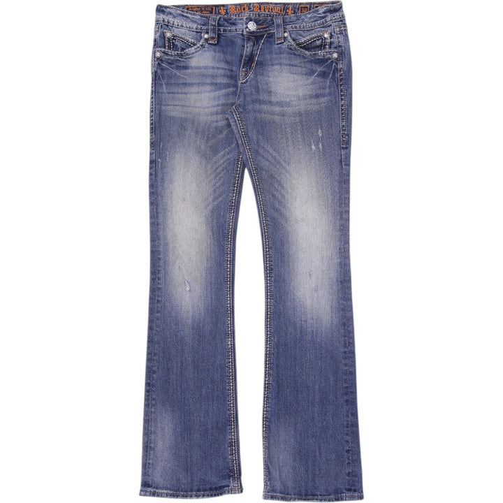 Y2K Ladies Rock Revival "Blair B" Embellished Bootcut Jeans – Premium Stretch