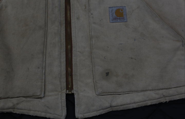 Vintage Carhartt V01 BRN Quilt Lined Work Slightly Distressed Vest | Migration_Vests - Alternate View | Fashion Rerun
