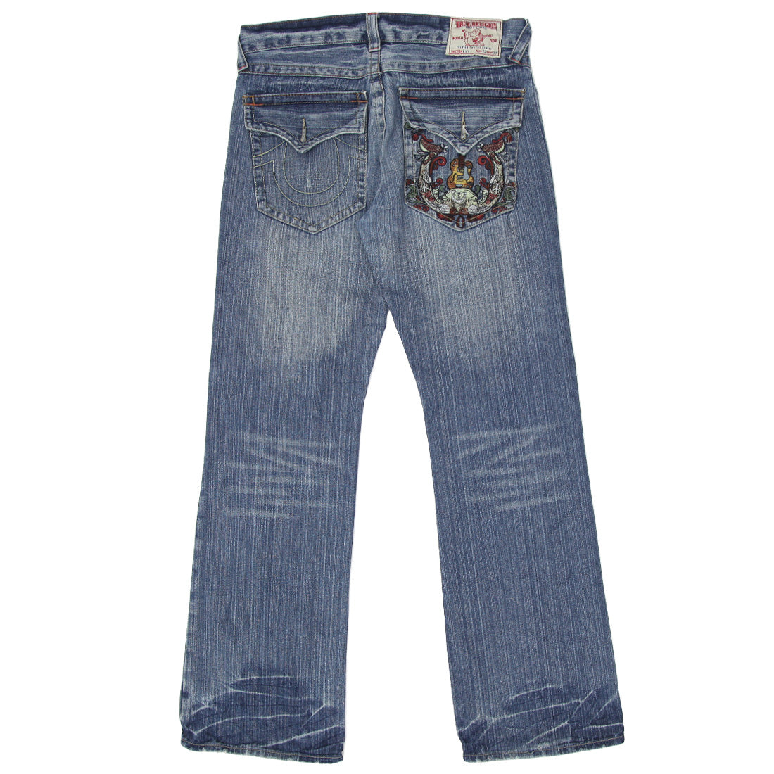 Shop Y2K Mens True Religion Wide Leg Straight Joey Jeans | Fashion
