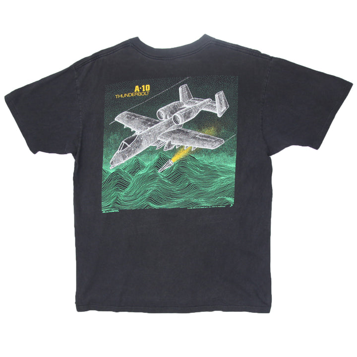 1998 Vintage Blackbird A-10 Thunderbolt T-Shirt S. Stitch Made In USA Black XL