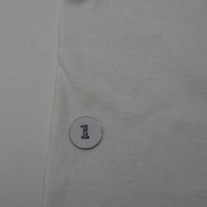 Vintage Mens Anvil T-Shirt White Insect Graphic Cotton