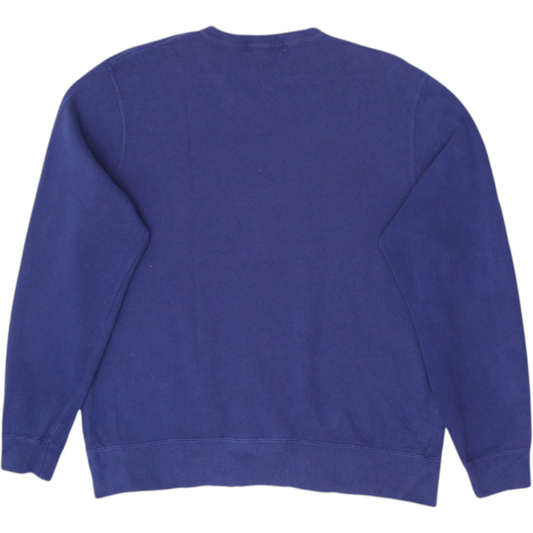 Vintage Mens Ralph Lauren V-Neck Sweatshirt Navy Knitwear Polo Logo Size L | Migration_Jumper & Knitwear RL C | Fashion Rerun