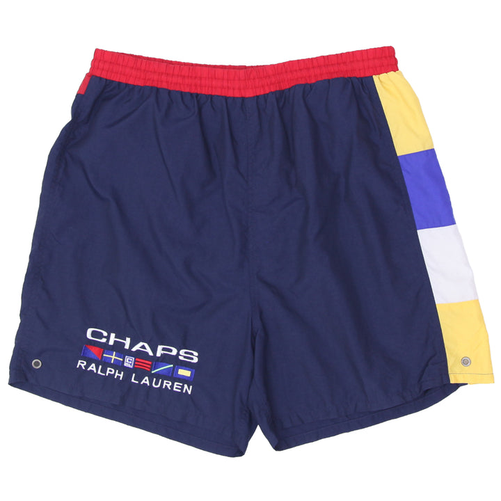 Vintage Chaps  Ralph Lauren Embroidered Nylon Swim Shorts - Fashion Rerun Vintage Migration_Shorts