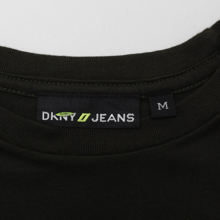 Y2K Ladies DKNY Logo Print Tee Size M | Migration_Y2K Tops - Back View | Fashion Rerun