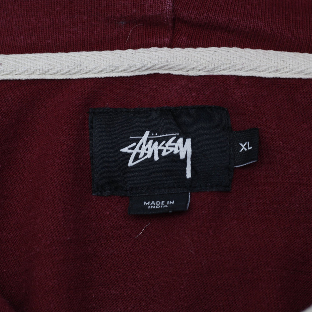 Stussy Pullover Graphic Streetwear Hoodie Size XL | Migration_Hoodies SW COLLECTION - Back View | Fashion Rerun