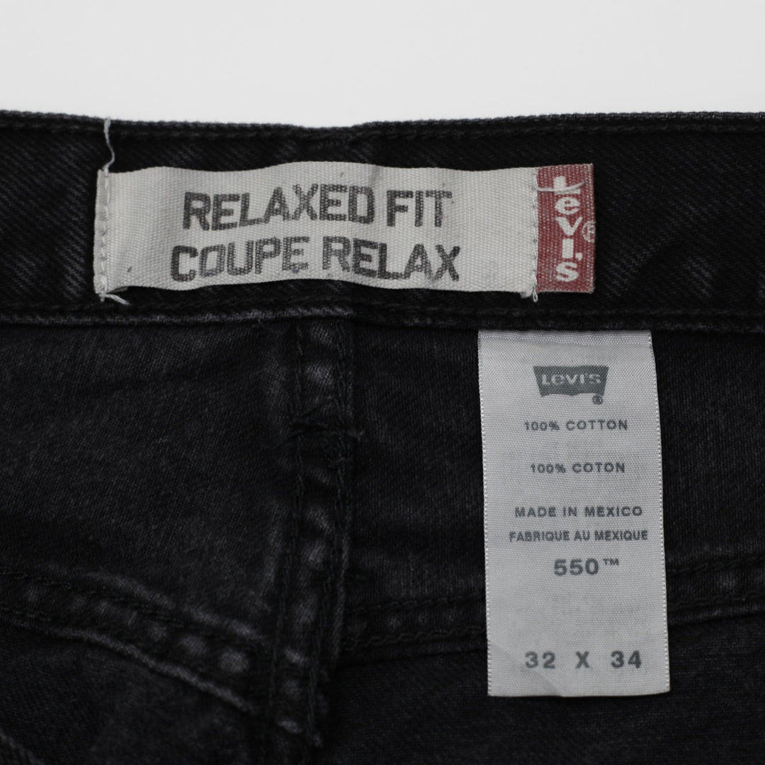 Levi's 550 Relaxed Fit Jeans W32 Size W 32 x L 34 | Migration_Jeans MJ DROP - Back View | Fashion Rerun