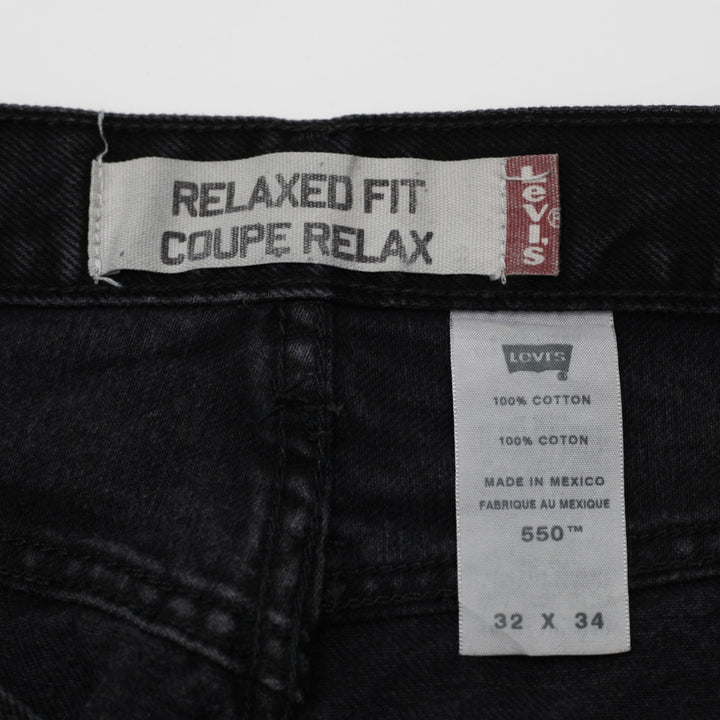 Levi's 550 Relaxed Fit Jeans W32 Size W 32 x L 34 | Migration_Jeans MJ DROP - Back View | Fashion Rerun