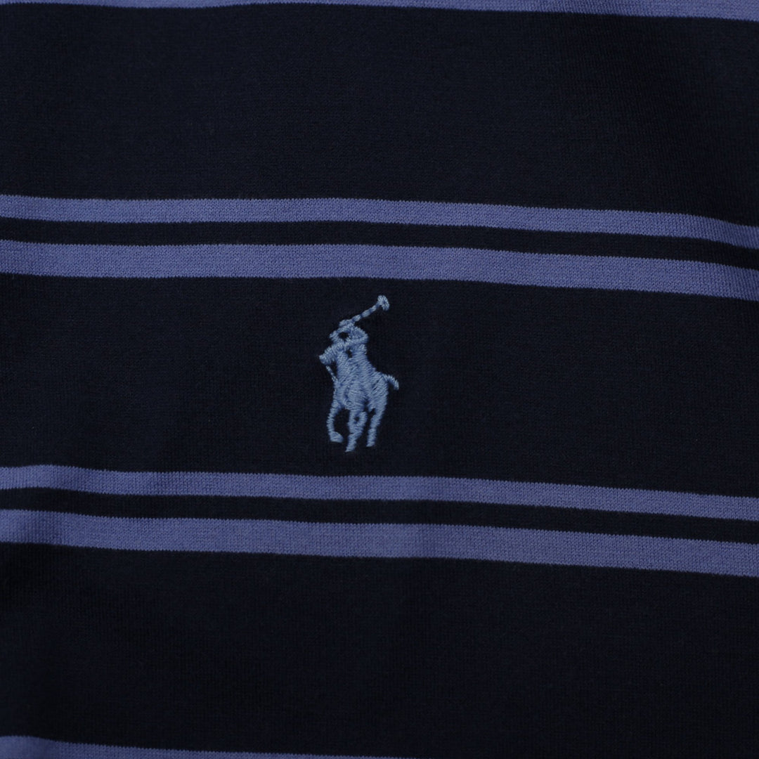 Mens Polo Ralph Lauren Striped Pima Cotton Golf Polo T-Shirt Size L