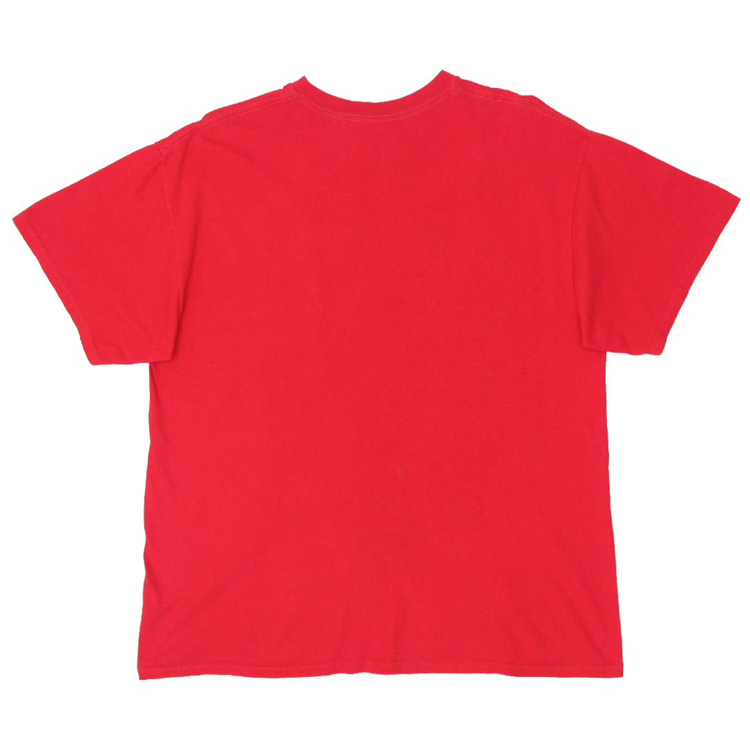 Mens Delta Pro Weight Tribal Cross Print T-Shirt Red - Fashion Rerun Vintage Migration_T-Shirt