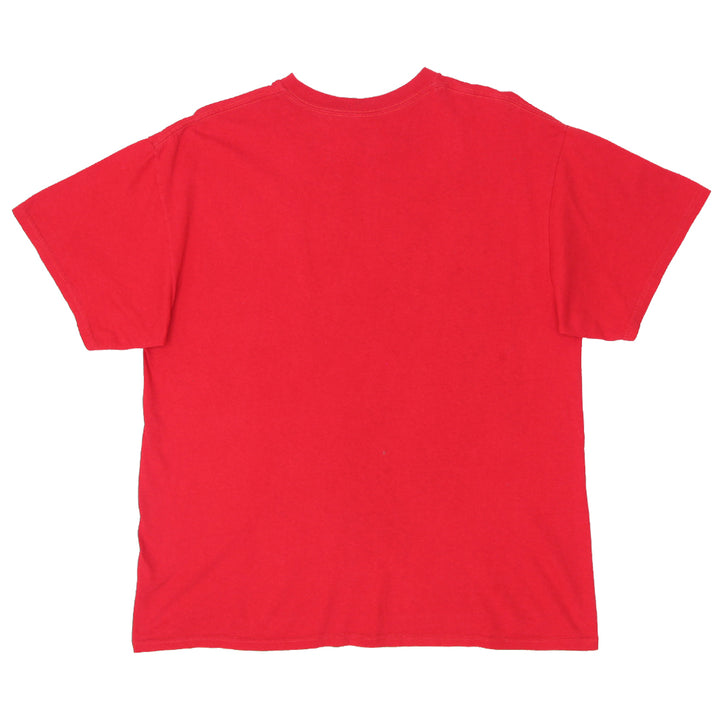 Mens Delta Pro Weight Tribal Cross Print T-Shirt Red - Fashion Rerun Vintage Migration_T-Shirt