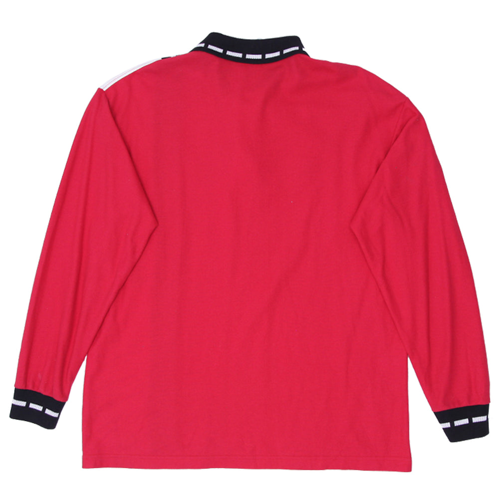 Vintage Heron Bay Ford Alive Long Sleeve Polo T-Shirt Made in USA L - Fashion Rerun Vintage Migration_T-Shirt