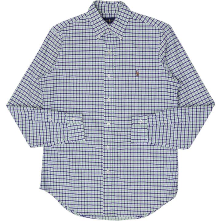 Mens Ralph Lauren Long Sleeve Plaid Button-Down Shirt Size S