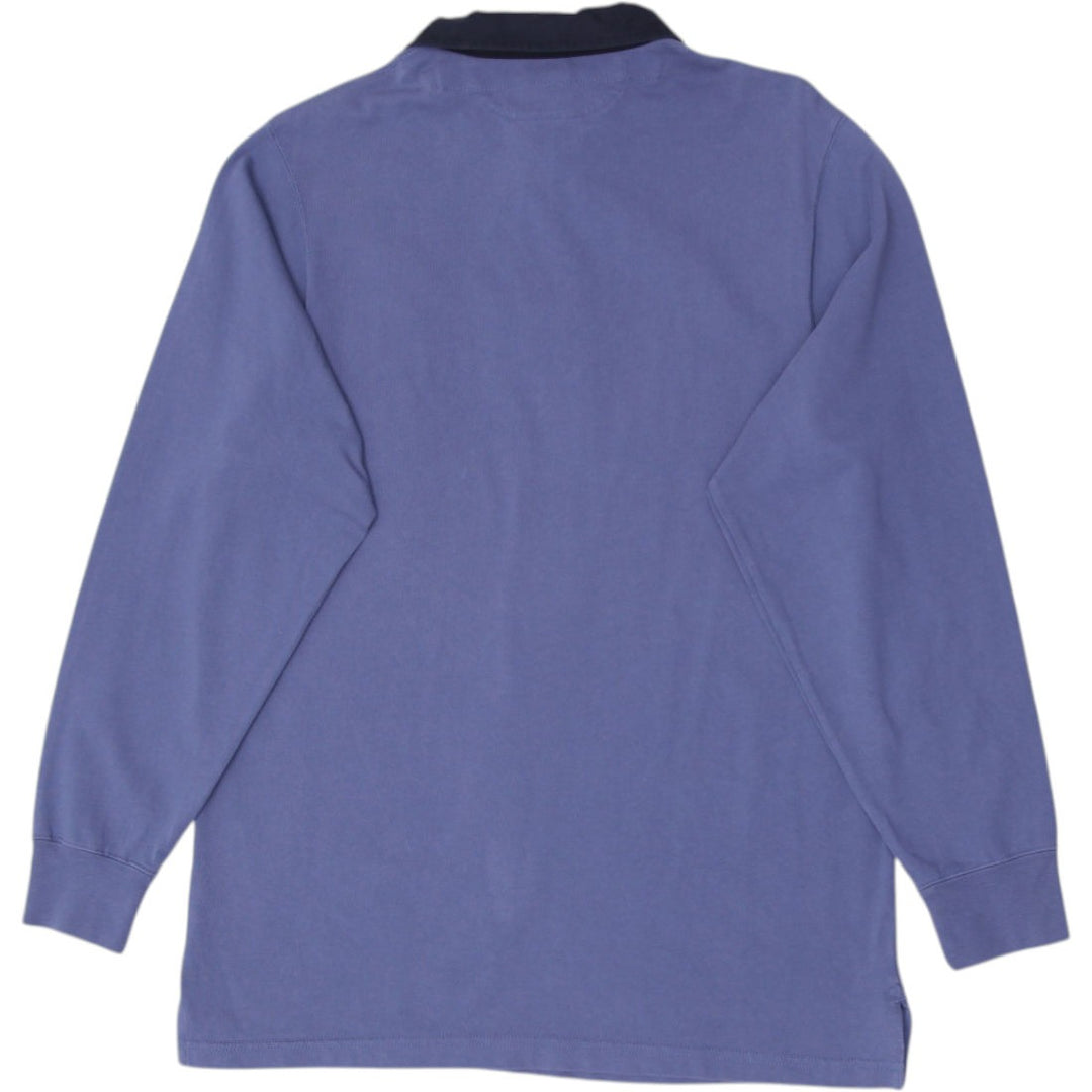 Mens Nike Sportswear Rugby Style Heavy Navy Blue 1/4 Zip Polo T-Shirt L | Migration_T-Shirts - Side View | Fashion Rerun