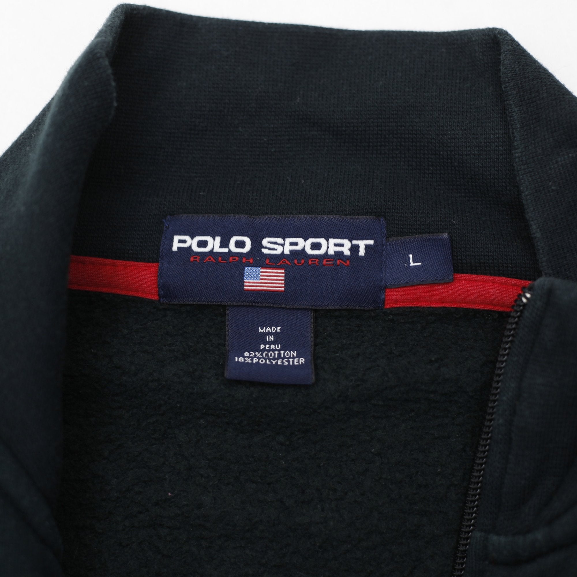 Shop Vintage 90s Ralph Lauren Polo Sport Quarter Zip Sweater Size