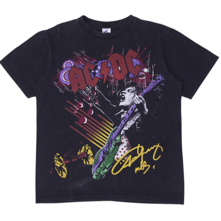 Vintage Mens AC/DC Band T-Shirt Black Graphic Logo | Migration_T-Shirts | Fashion Rerun