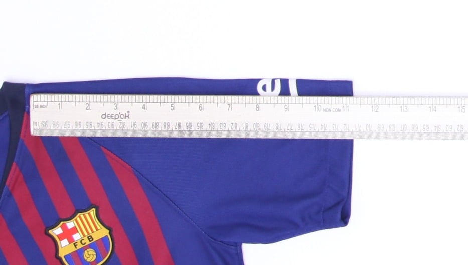 2018 Nike Boys Fc Barcelona Stadium Soccer Jersey Size L | Migration_Jerseys - View 9 | Fashion Rerun