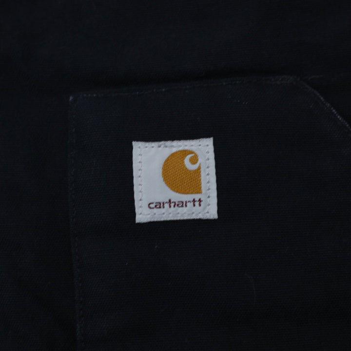 Mens Carhartt V01 BLK Quilt Lined Duck Full Zip Vest Large | Migration_Vests WW Collection - Detail View | Fashion Rerun