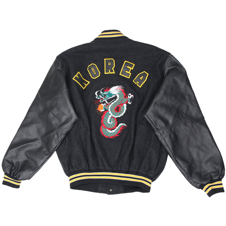 Vintage Korea Dragon Varsity Jacket | Migration_Jacket UAENAT40 - Side View | Fashion Rerun