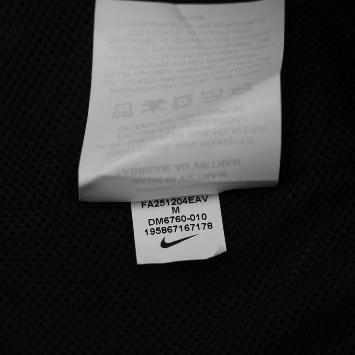 Mens Nike Solid Black Quick-Dry Swim Trunks Board Shorts Size Medium