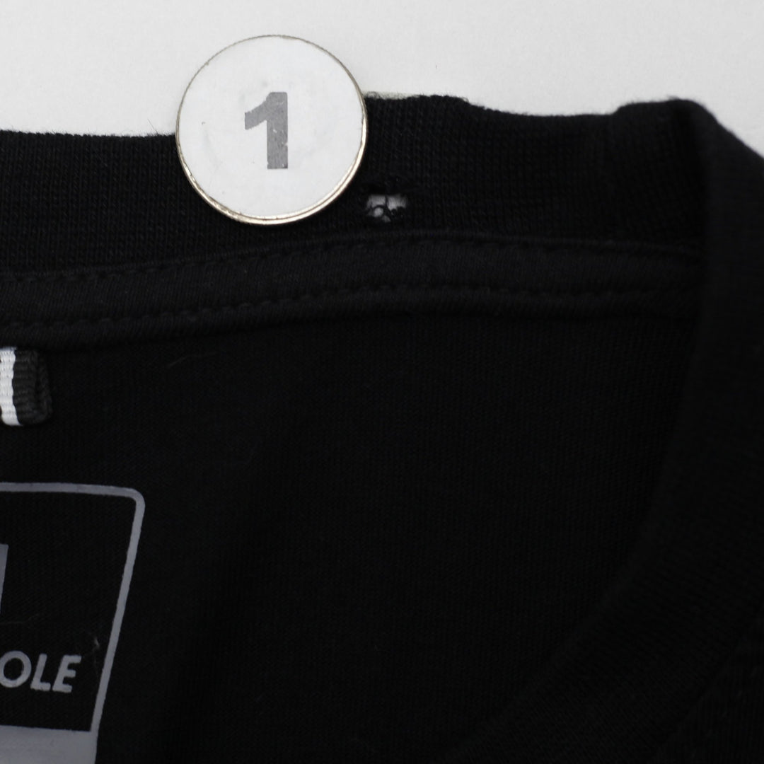 Y2K Mens Southpole Graphic T-Shirt Black Size L